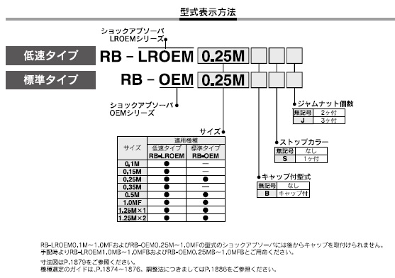 SMC】空圧機器のエア機器通販.com | RB-LROEM - RB- - ショック