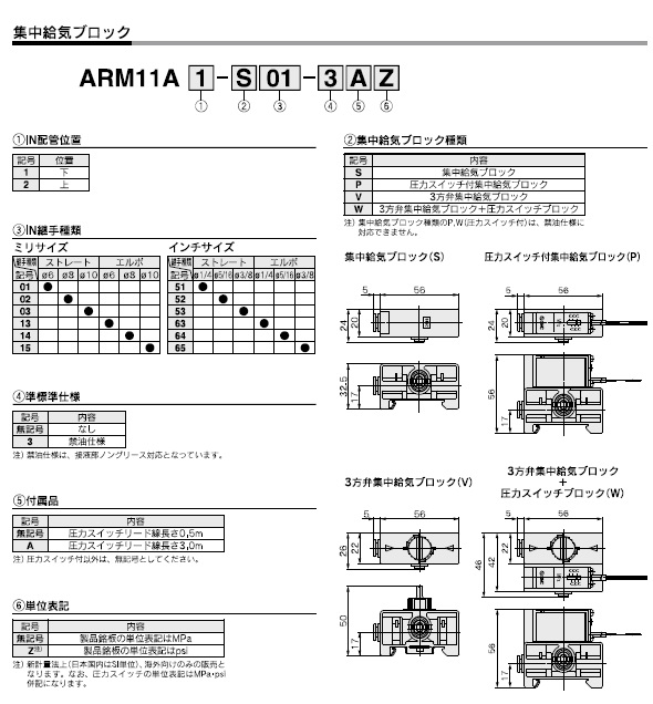 SMC】空圧機器のエア機器通販.com | ARM11A - ARM - レギュレータ