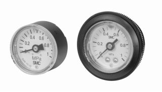一般用圧力計/リミットインジケータ付 背面ねじタイプ SMC | 【SMC】空圧機器のエア機器通販.com | G36-7-01 G36/GA36 -  圧力計 - 圧力制御機器(SMC)